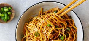 National Nutrition Month: 15 Minute Recipes – Spicy Noodle Bowl
