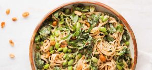 National Nutrition Month: 15 Minute Recipes – Peanut Noodles with Edamame