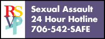 Sexual Assault 24 Hour Hotline 706-542-SAFE